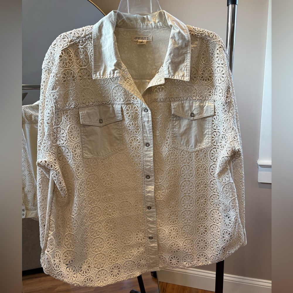 Torrid Festi Oversized Shacket - Picture 9 of 16